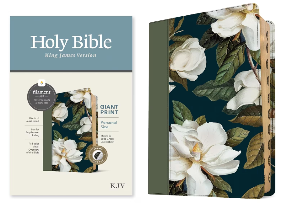 KJV Personal Size Giant Print Bible, Filament-Enabled - Re-vived