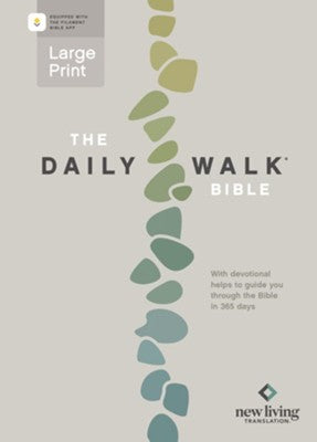 Daily Walk Bible Large Print NLT (Filament Enabled)