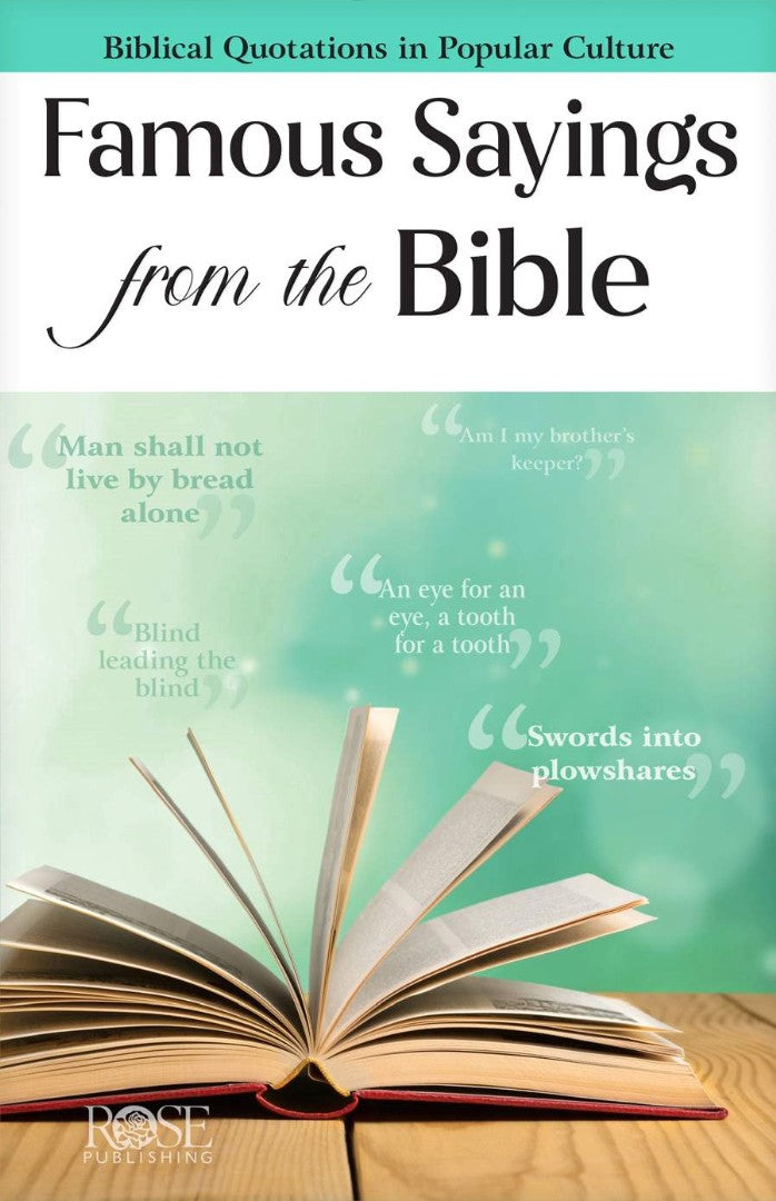 Famous Sayings From The Bible (Individual Pamphlet) - Re-vived
