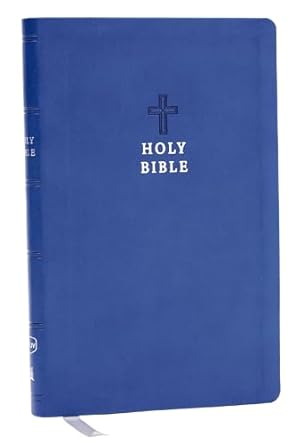 NKJV Value Ultra Thinline Bible, Blue, Red Letter