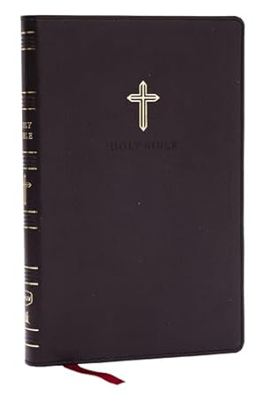 NKJV Ultra Thinline Bible, Black Leathersoft, Red Letter