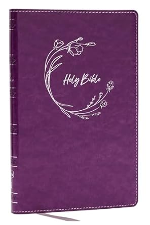 NKJV Ultra Thinline Bible, Purple Leathersoft, Red Letter