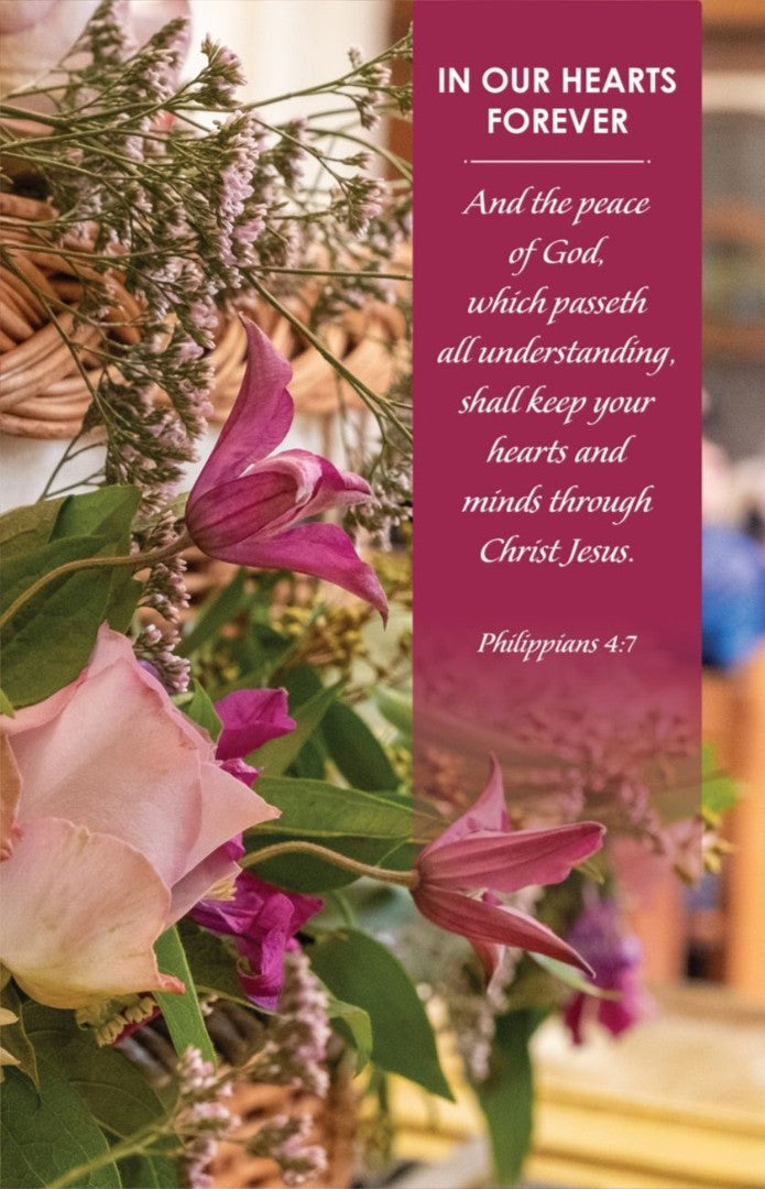 Funeral Bulletin: The Peace (Package of 100) - Re-vived