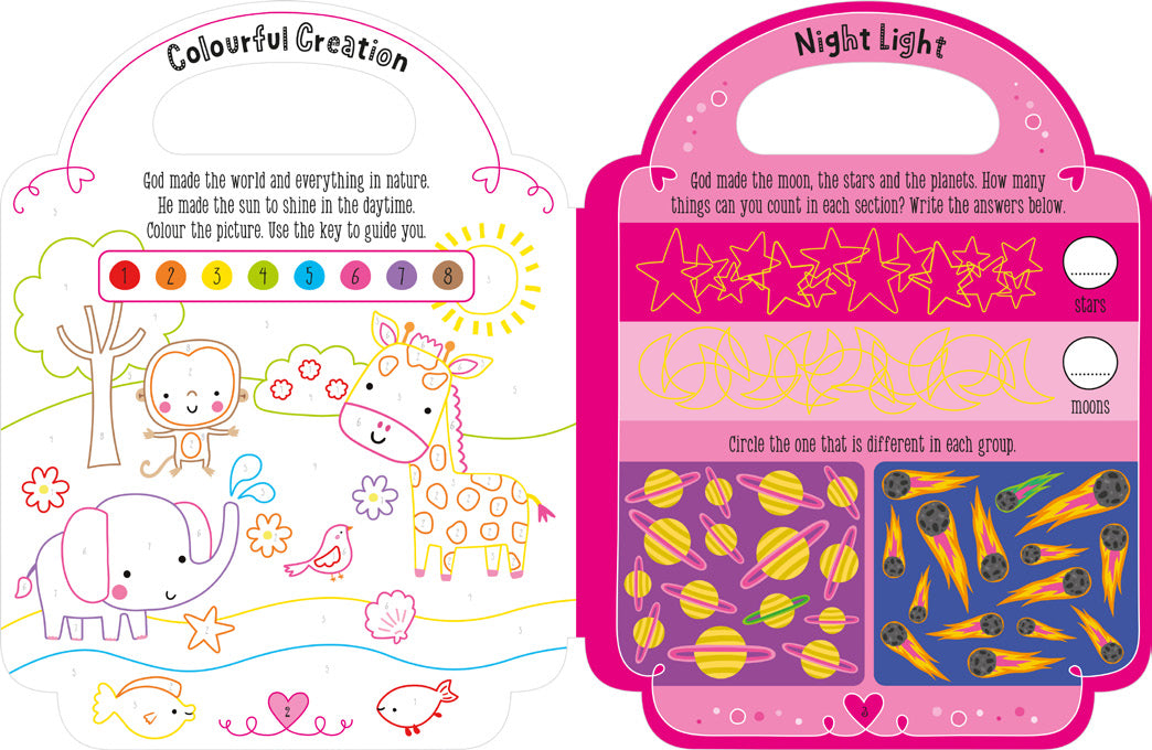 My Pretty Pink Bible Activity Book - Re-vived