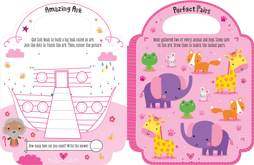 My Pretty Pink Bible Activity Book - Re-vived