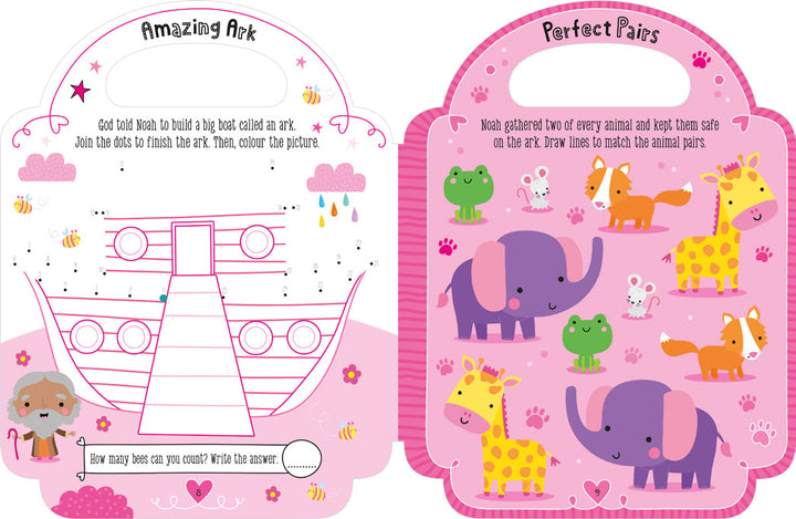 My Pretty Pink Bible Activity Book - Re-vived