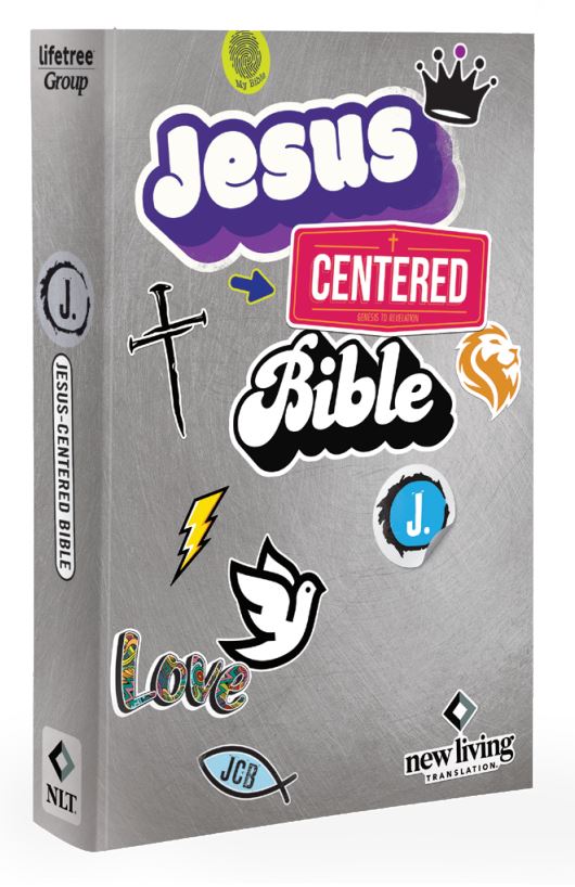 NLT Jesus-Centered Bible, Softcover - Re-vived