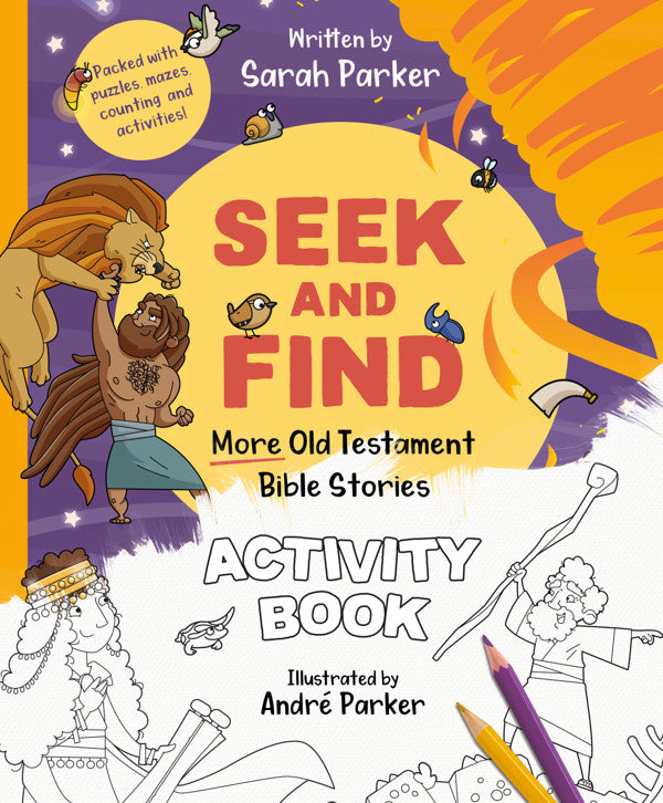 Seek And Find: More Old Testament Bible Stories Activity Bk - Re-vived