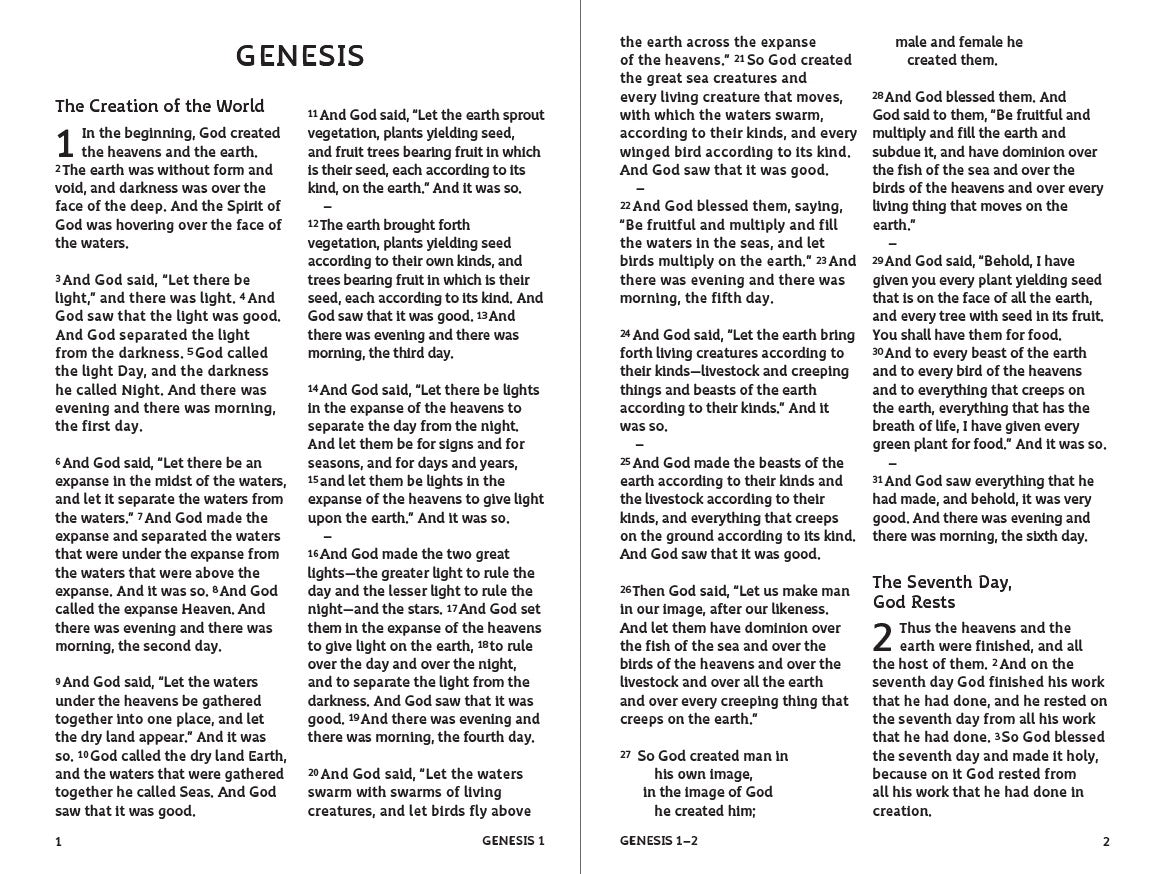 ESV Holy Bible: Dyslexia-Friendly Edition | Re-vived
