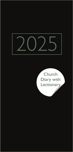 Church Pocket Book Diary with Lectionary 2025 - Black