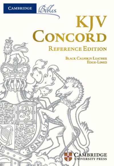 KJV Concord Reference Edition, Black Calfskin Leather - Re-vived