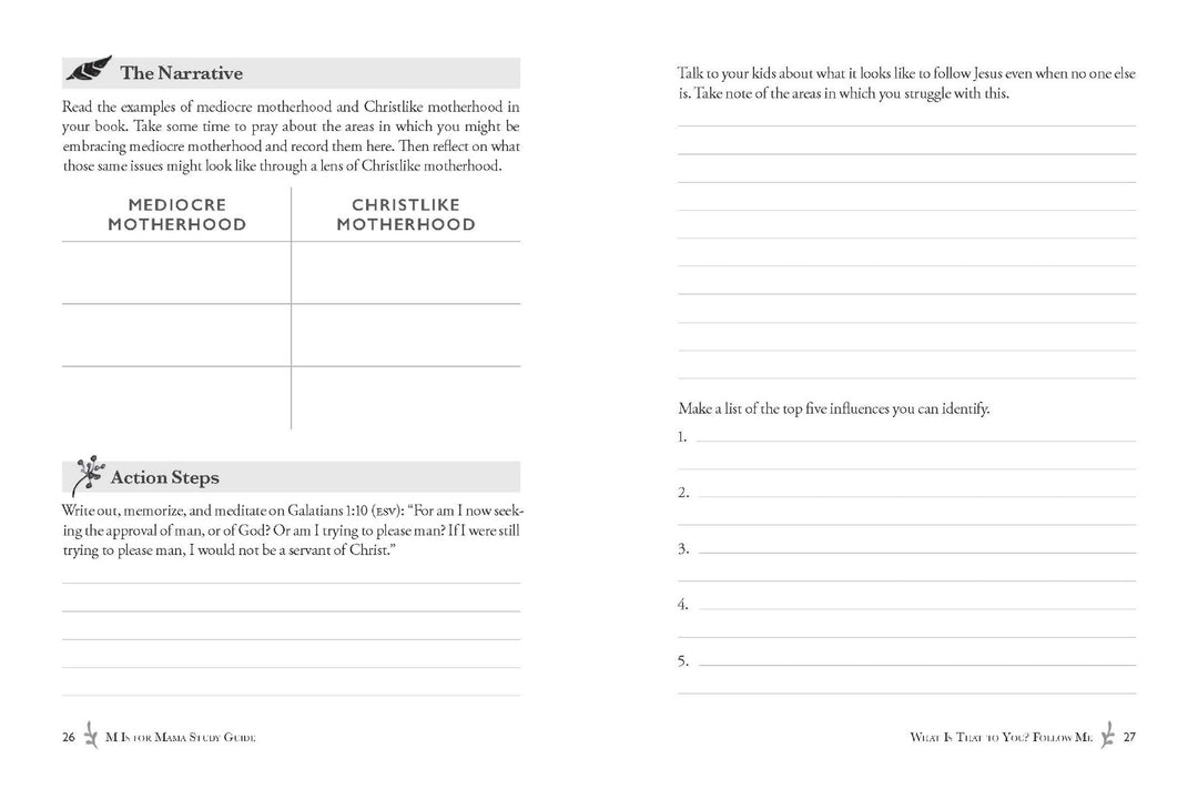 M Is For Mama Study Guide - Re-vived