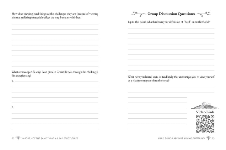Hard Is Not The Same Thing As Bad Study Guide - Re-vived