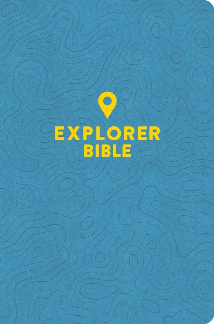 CSB Explorer Bible For Kids, Sky Blue Leathertouch - Re-vived