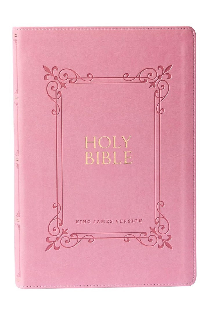 KJV Holy Bible Large Print Center-Column Reference Bible - Re-vived