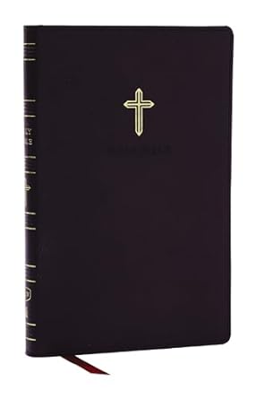 KJV Holy Bible, Ultra Thinline, Black Leathersoft