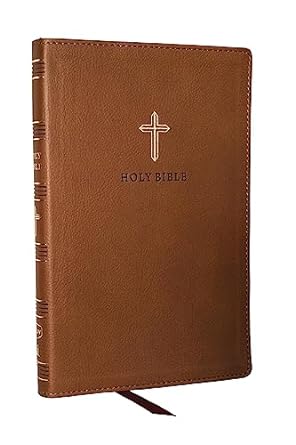 KJV Holy Bible, Ultra Thinline, Brown Leathersoft - Re-vived