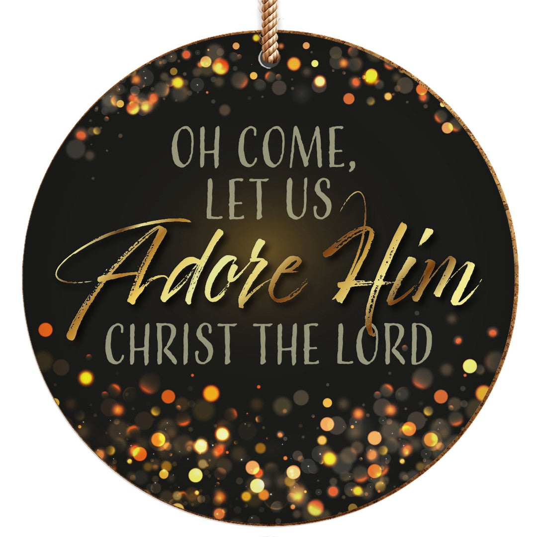 Adore Him Ceramic Decoration - Re-vived