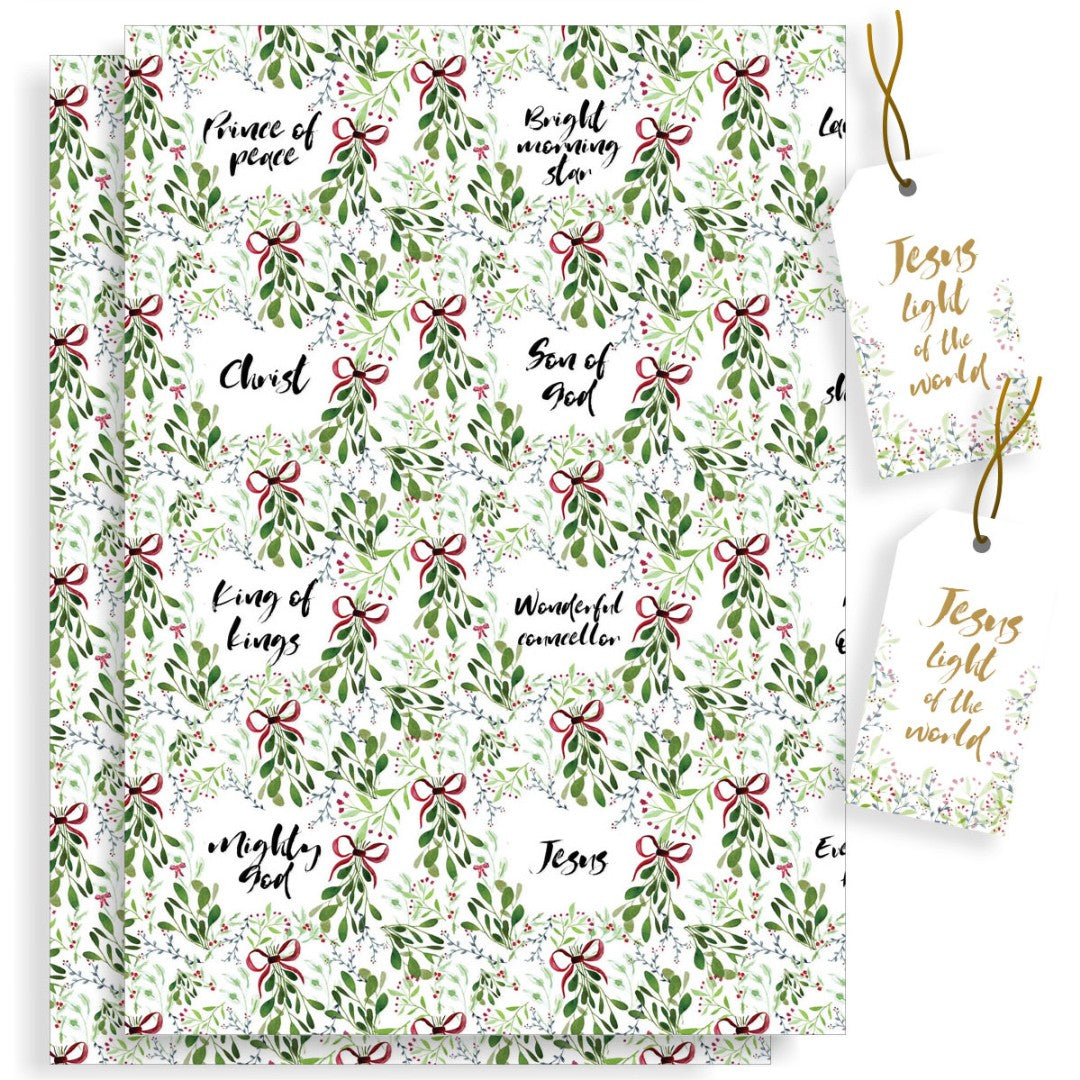 Names Of God Christmas Wrapping Paper – Re-vived