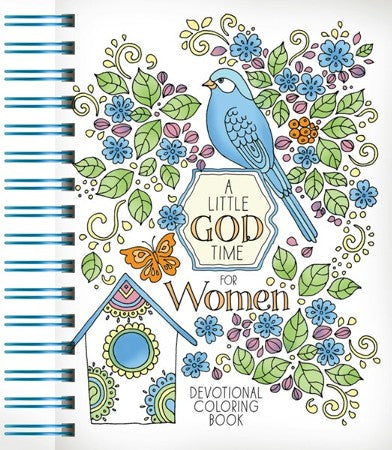 Little God Time For Women, A: Devotional Colouring Book - Re-vived