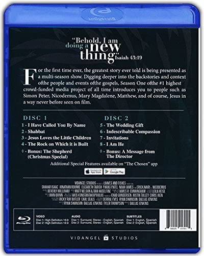 The Chosen Season 1 Blu-ray