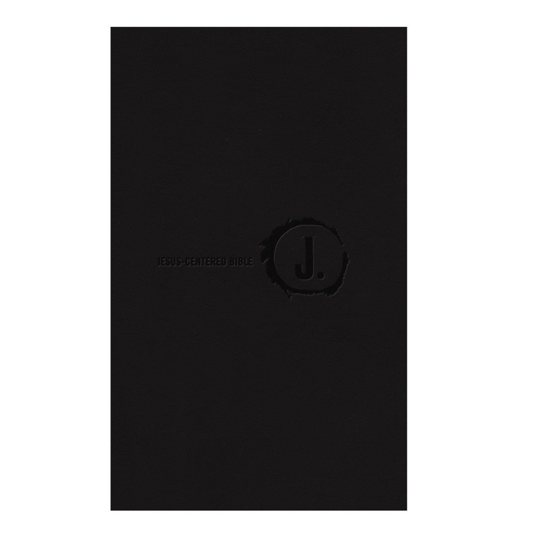 NLT Jesus Centered Bible, Black, Large Print - Re-vived