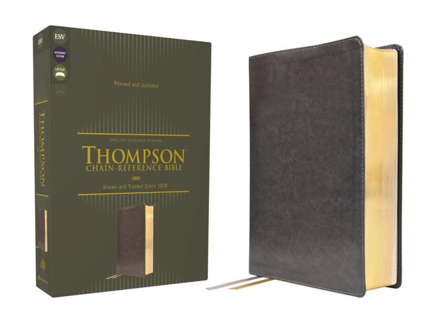ESV Thompson Chain-Reference Bible, Gray - Re-vived