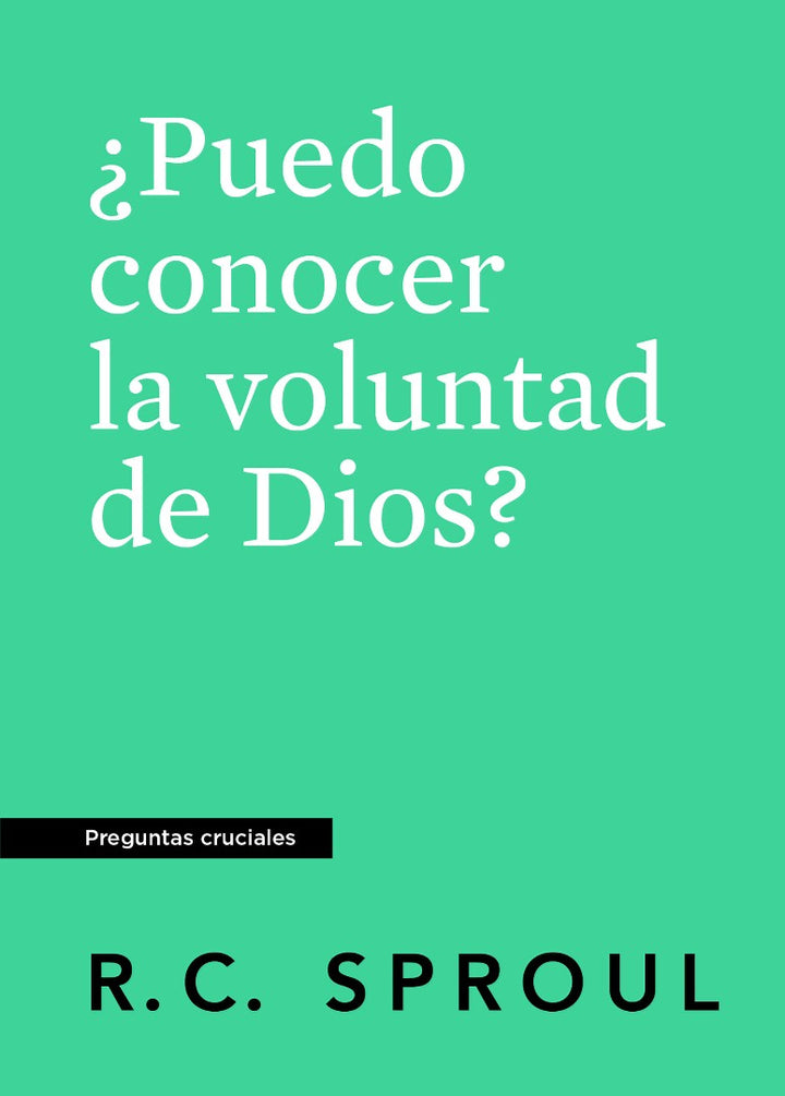 ¿Puedo Conocer La Voluntad De Dios? Spanish Edition