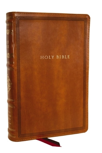 RSV Personal Size Bible with Cross References, Brown - Re-vived