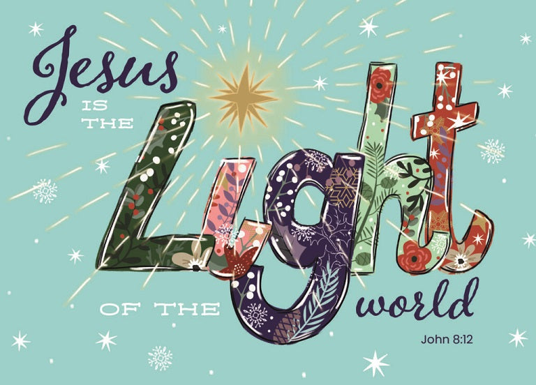 Light Of The World Christmas Cards - Pack Of 10 - Re-vived