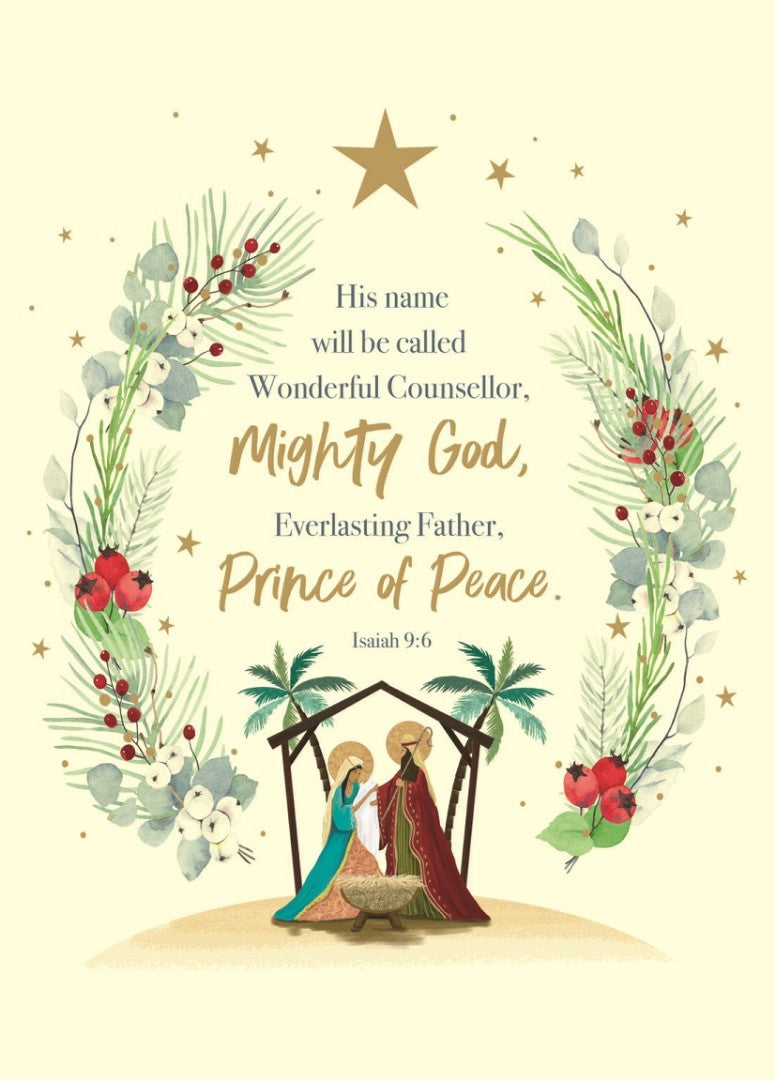 Prince Of Peace Christmas Cards - Pack Of 10 - Re-vived