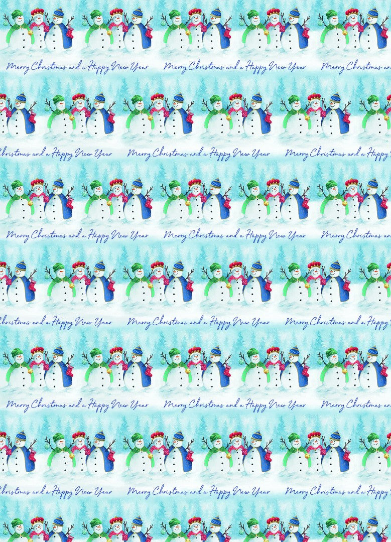 Snowkings And Candlelight Gift Wrap - Re-vived