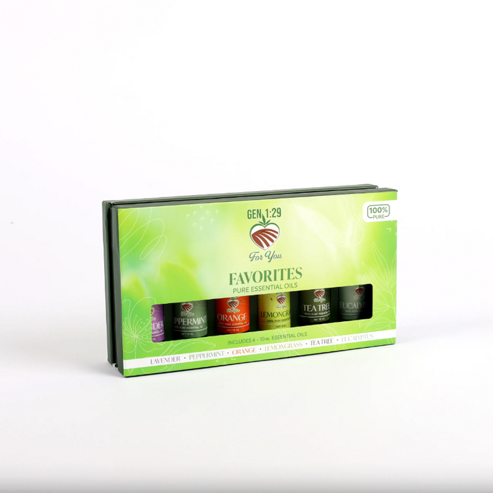 Pure Essentials Oils - Favourites (Pack of 6) - Re-vived