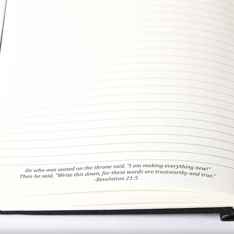 Wineskin Journal Black Hardcover