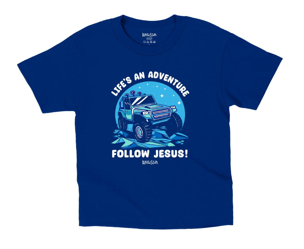 Follow Jesus Kids T-Shirt, Medium