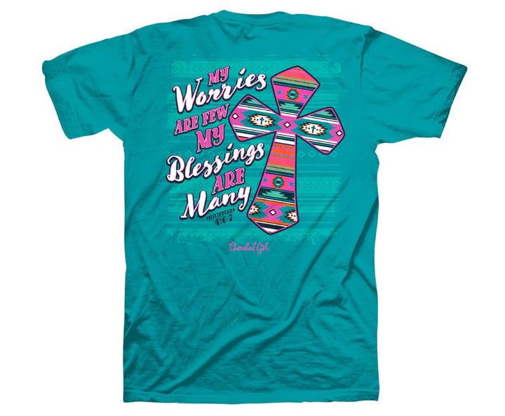 Cherished Girl Serape Cross T-Shirt, 4XLarge