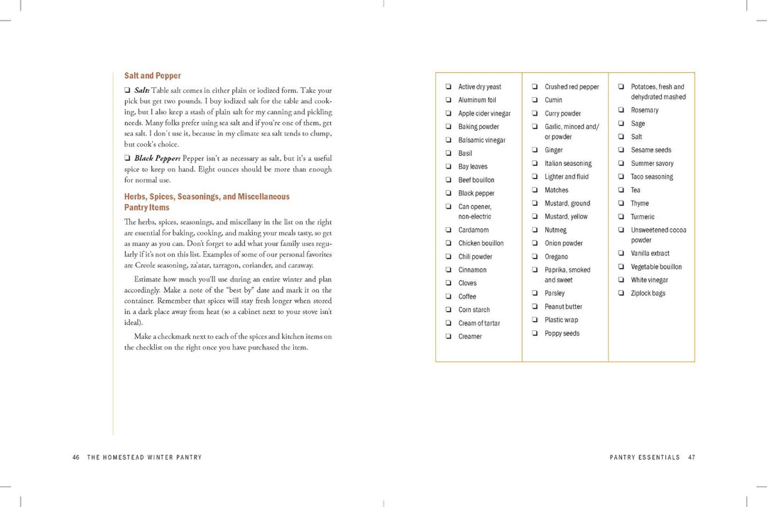 The Homestead Winter Pantry - Re-vived