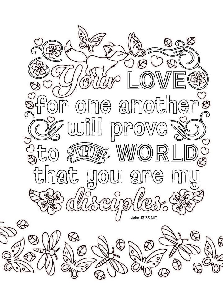 Color the Bible for Girls - Re-vived