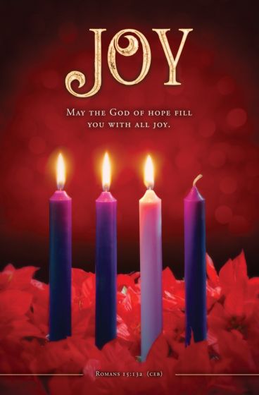 Advent Joy Romans 15:13 Bulletin
