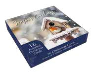 Christmas Boxed Cards: Robin/Birdbox (Pack Of 16)