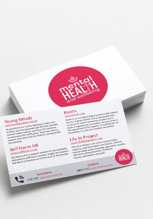 Get Help Cards (100 Pack) - Re-vived