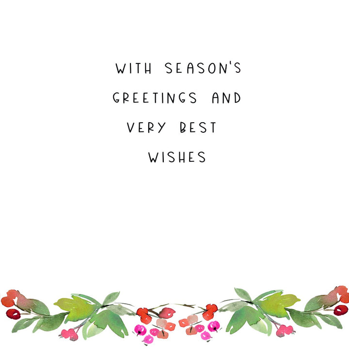 Season's Greetings For Unto Us A Child - Greeting Card