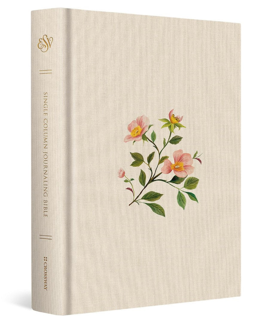 ESV Single Column Journaling Bible, Rosehip