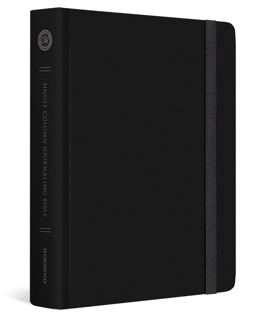ESV Single Column Journaling Bible, Red Letter, Black - Re-vived