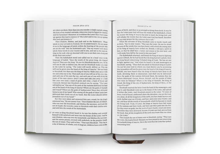 ESV Reader's Bible, Cloth Over Board, Timeless Design - Re-vived