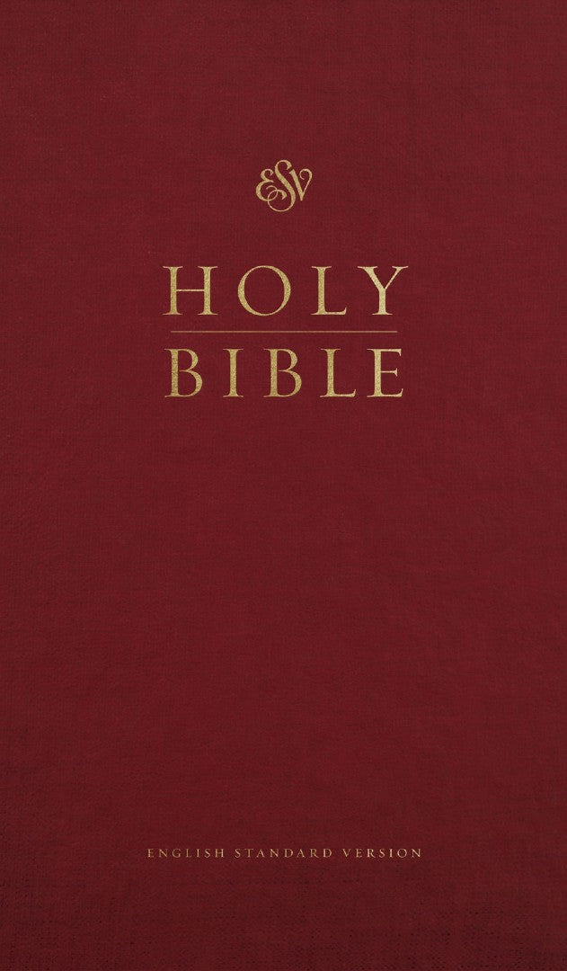 ESV Church Bible, Large Print, Hardcover, Burgundy