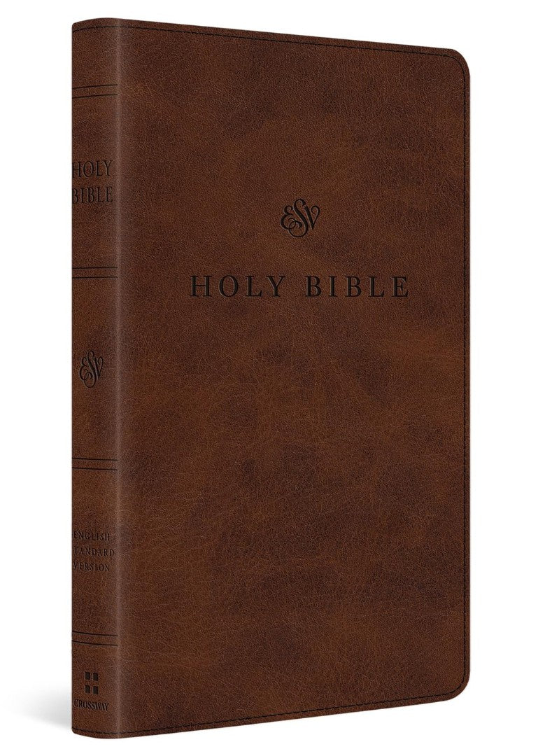 ESV Premium Church Bible, Large Print, Brown - Re-vived