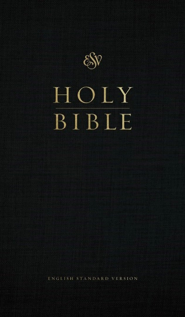 ESV Church Bible, Large Print, Red Letter, Black