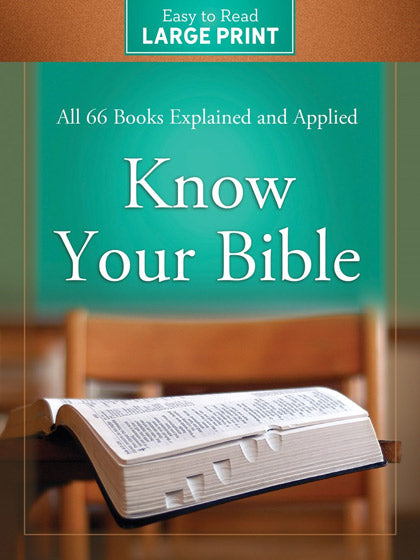 Know Your Bible Large Print Edition - Re-vived
