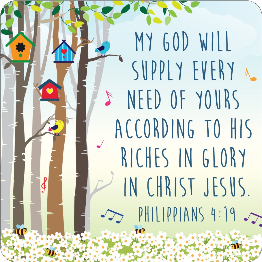 God Will Supply Coaster - Re-vived